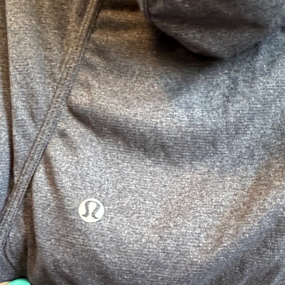 Lululemon Dance Studio Jacket Size 6 Reversible Blue/Grey Full Zip Hooded Track - Picture 7 of 7